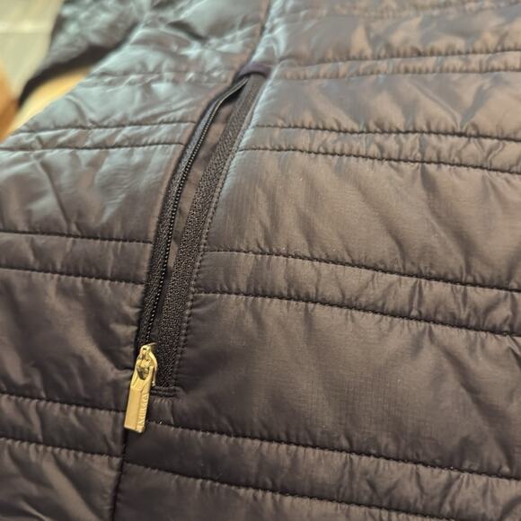 Athleta featherless whisper puffer jacket navy size XS - Picture 8 of 12